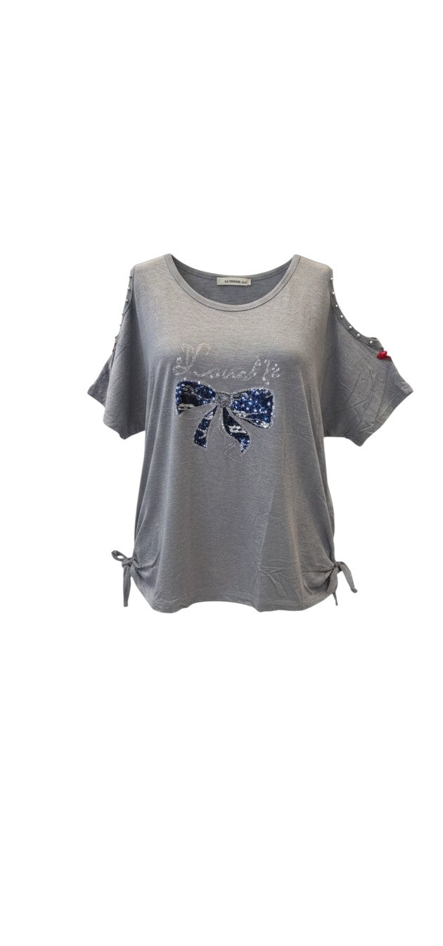 Love Me Bow Top / חולצת פפיון Love Me