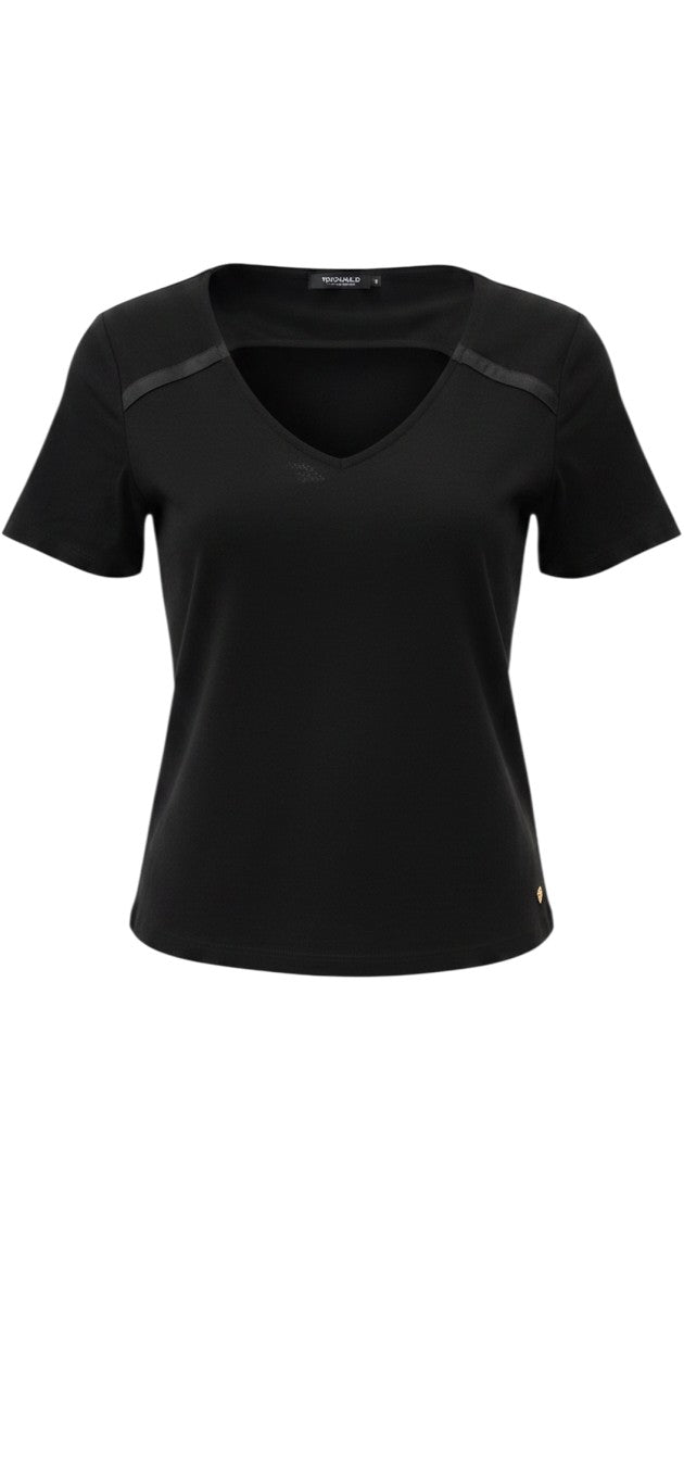 Light Blue V-Neck T-Shirt / טי שירט V תכלת