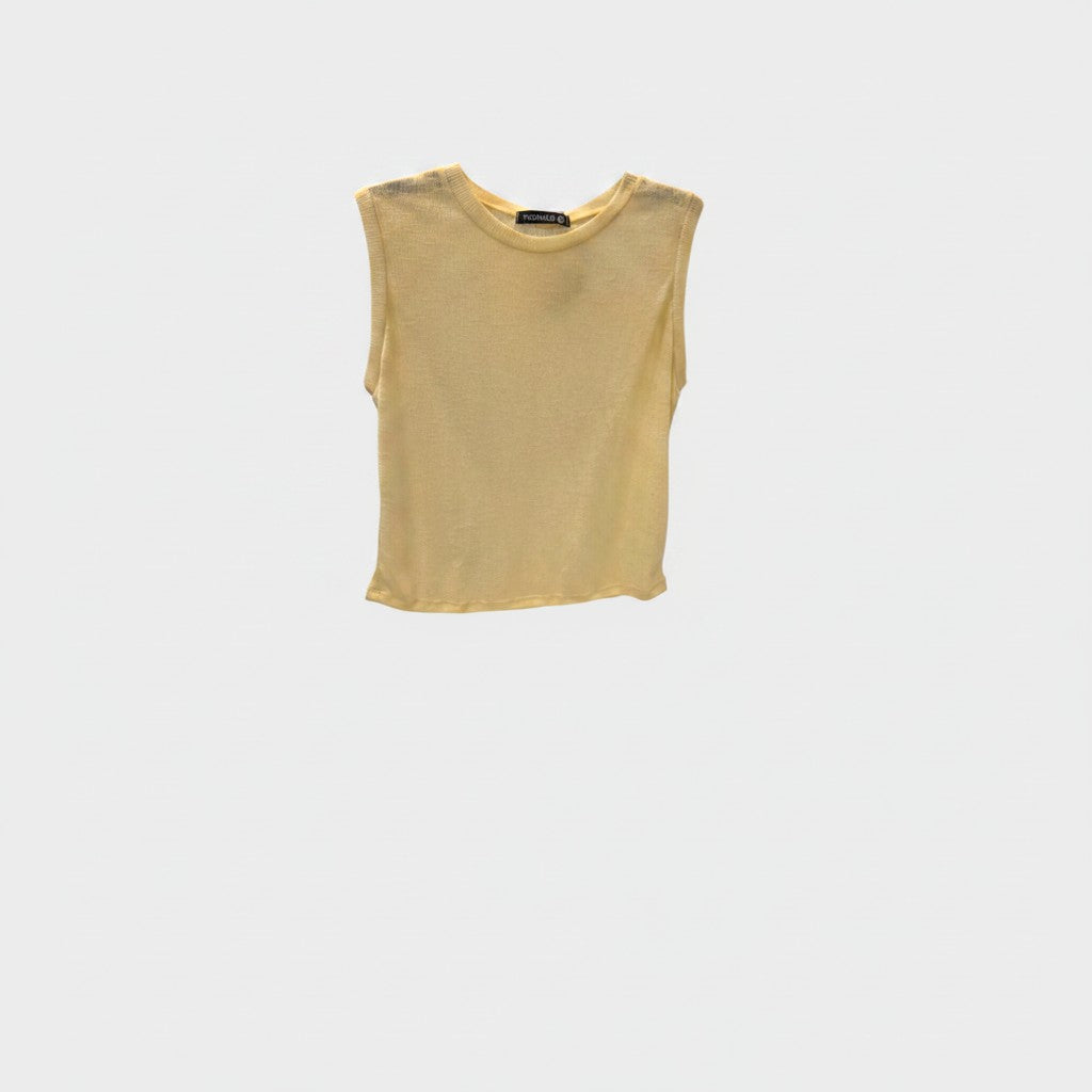 גופיה מיקה 9980| Basic Rib Tank Top
