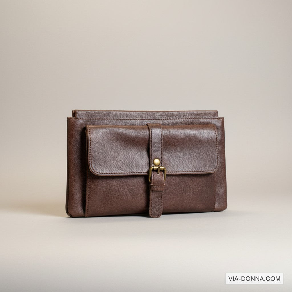 Classic Buckle Clutch Bag / תיק קלאץ׳ אבזם קלאסי