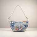 Love Print Denim Shoulder Bag / תיק כתף ג׳ינס LOVE