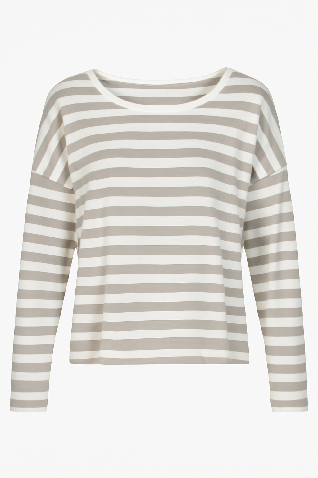 9856 חולצת פסים Casual Striped Long Sleeve Top