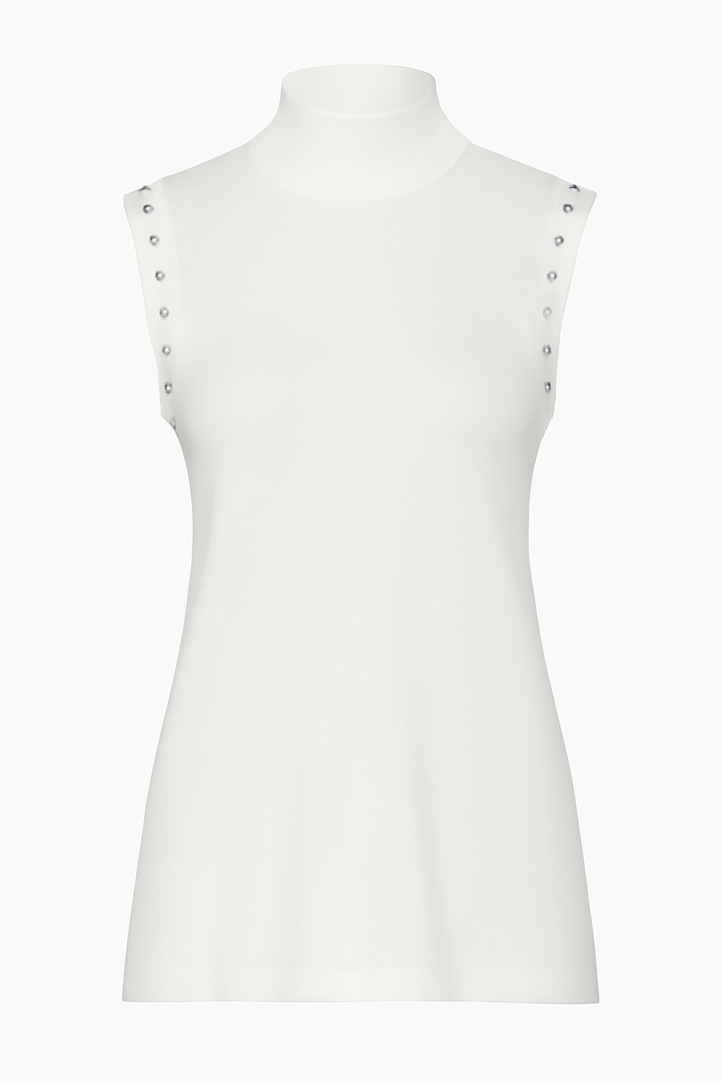 9גופית ניטים | 9875 Studded High Neck Tank Top