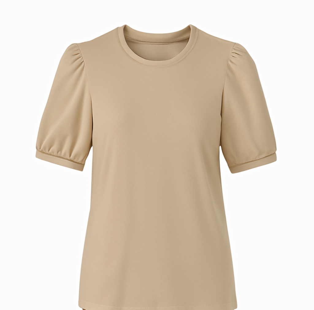 חולצת קורין 9877 | Corine Puff Sleeve Top 9877