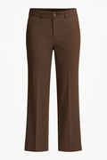 מכנס אריג אלגנטי חום 17330101 | Elegant Brown Woven Pants