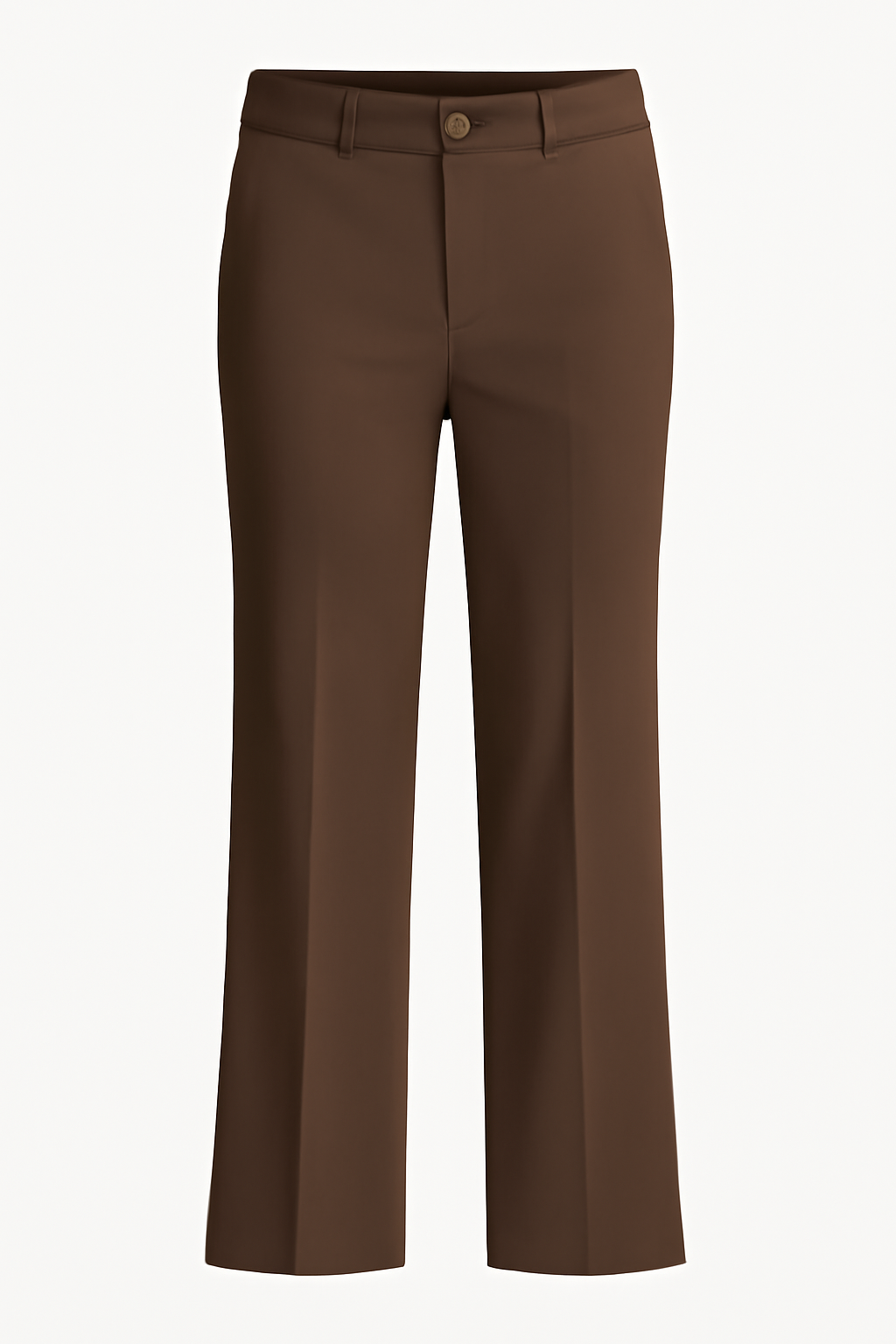מכנס אריג אלגנטי חום 17330101 | Elegant Brown Woven Pants