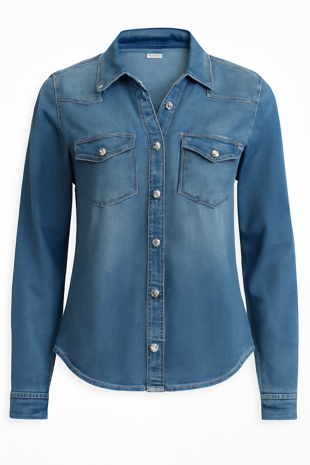 חולצת ג'ינס אלין שרוול ארוך 09916101 | Aline Denim Shirt Long Sleeve 09916101