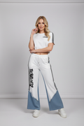 מכנס ספורט משולב ג'ינס 1981 | Sport Denim Mix Pants