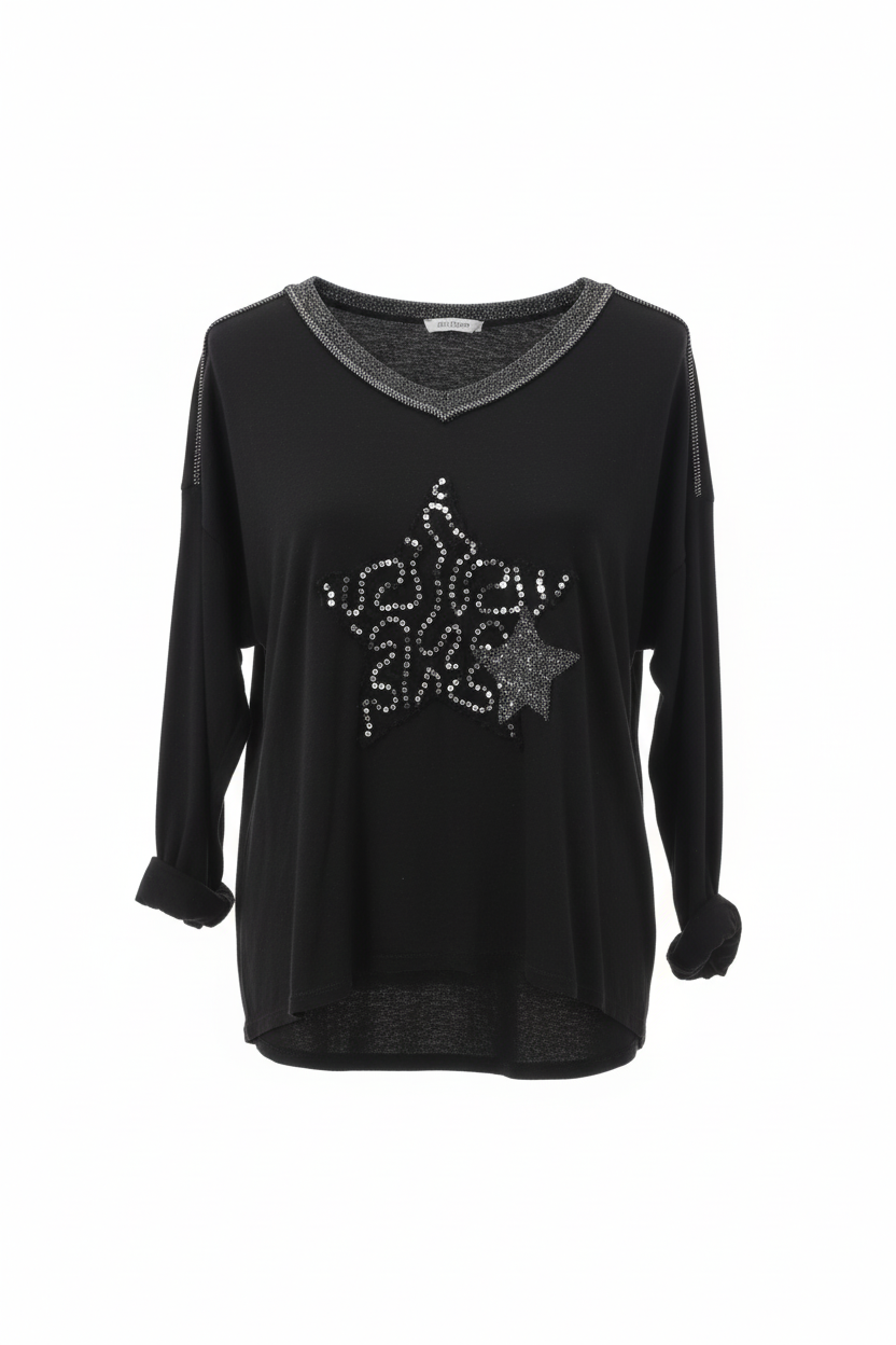 חולצת כוכב נוצץ 1908 | Sparkle Star Shirt 1908