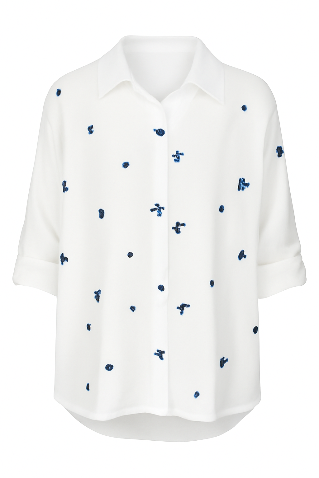 חולצה בהירה עם הדפס עדין 16024 | Light Print Shirt 16024