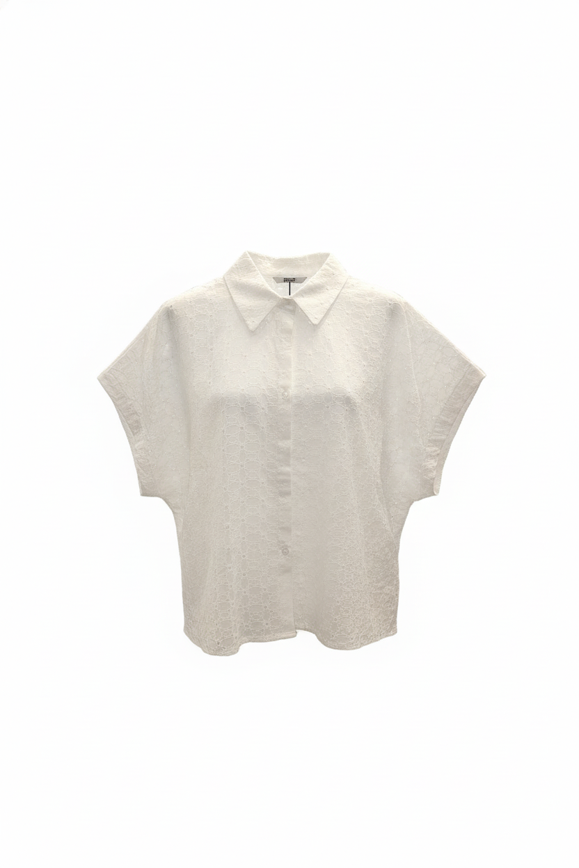 חולצת תחרה קלאסית | Classic Lace Shirt 16026