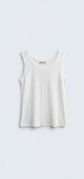 גופיית וואש חלקה / Solid Wash Tank Top
